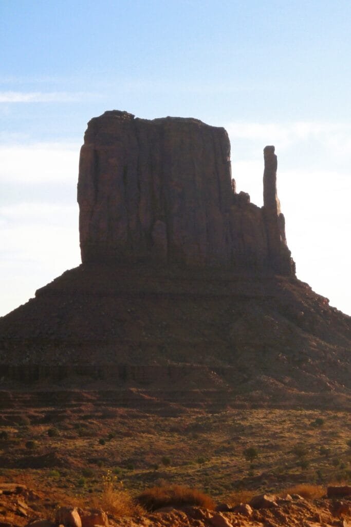 Monument valley forme de main USA road trip