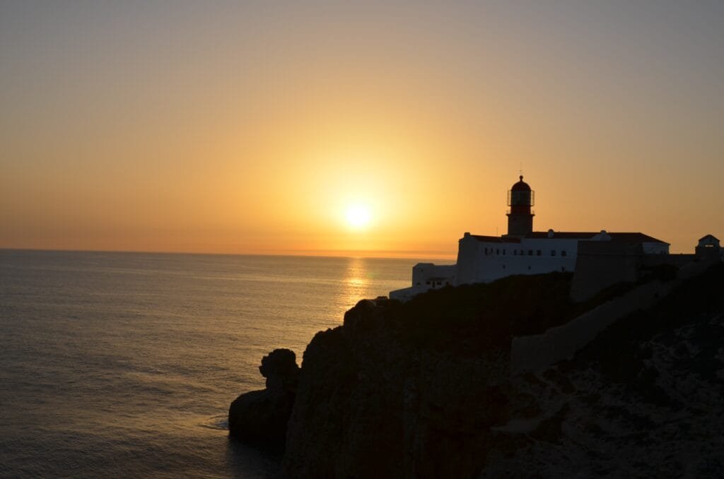 coucher de soleil cap St Vincent Portugal nature spectaculaire