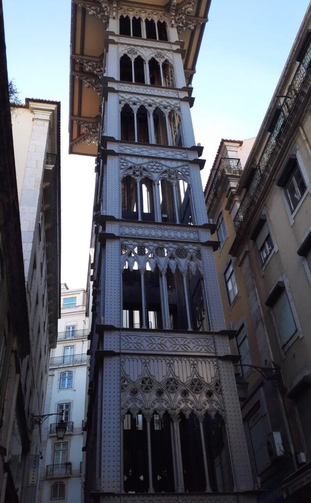 ascenseur Santa Justa Lisbonne voyage culture